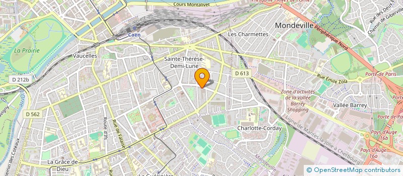 localisation de l'entreprise AKY FOOD à CAEN