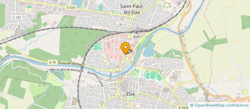 localisation de l'entreprise AKY IMMOBILIER  DAX