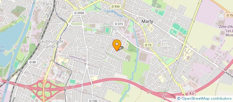 localisation de l'entreprise AKYA à MARLY