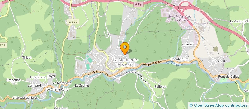 localisation de l'entreprise AKYD  LA MONNERIE-LE-MONTEL