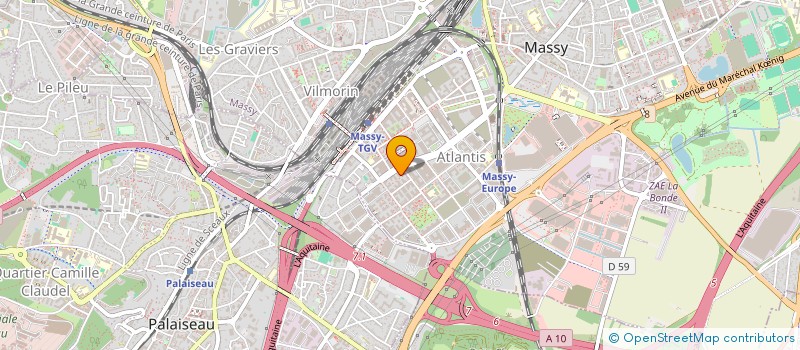 localisation de l'entreprise AKYMO  MASSY