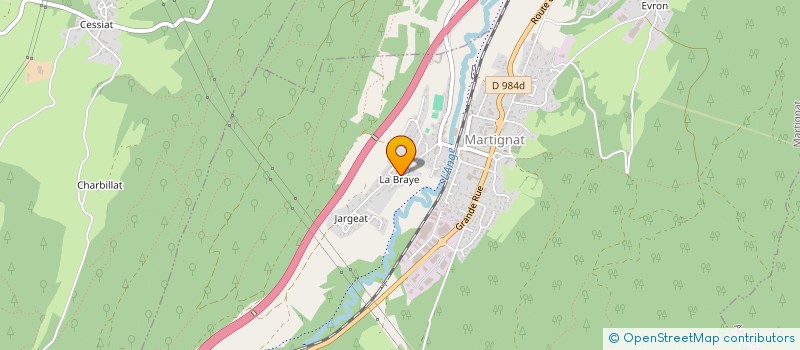 localisation de l'entreprise AKYOLAL  MARTIGNAT