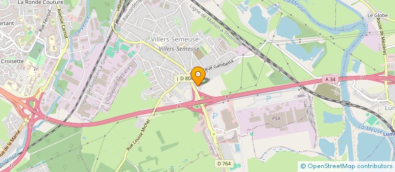 localisation de l'entreprise AKYRA IMMO  VILLERS-SEMEUSE