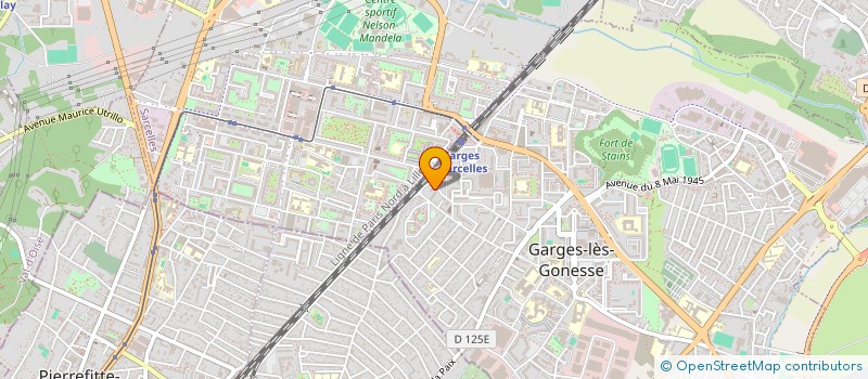 localisation de l'entreprise AKZ IMMO à GARGES-LES-GONESSE