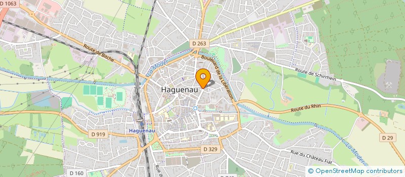 localisation de l'entreprise AKZENTA FRANCE  HAGUENAU