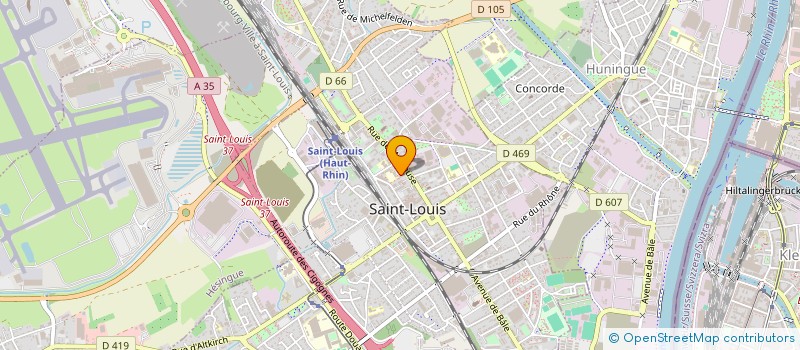 localisation de l'entreprise AL 002  SAINT-LOUIS