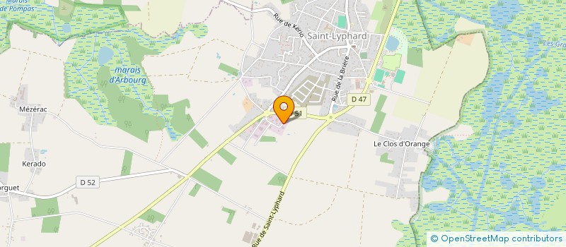 localisation de l'entreprise AL  SAINT-LYPHARD