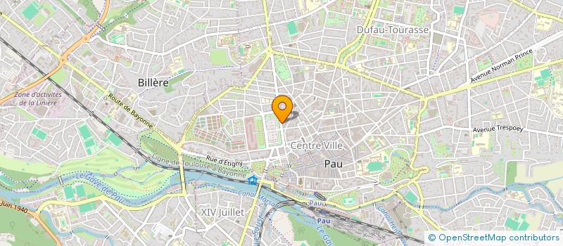 localisation de l'entreprise AL à PAU