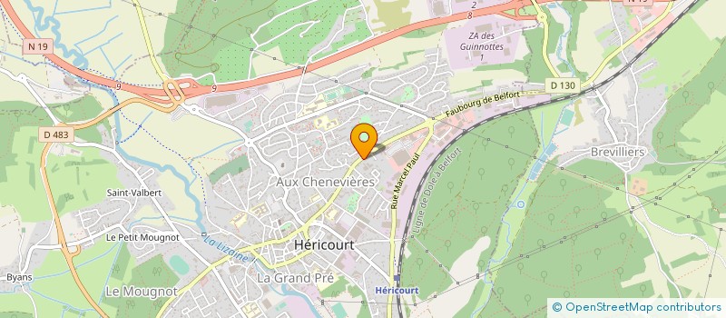 localisation de l'entreprise AL ACCESS  HERICOURT