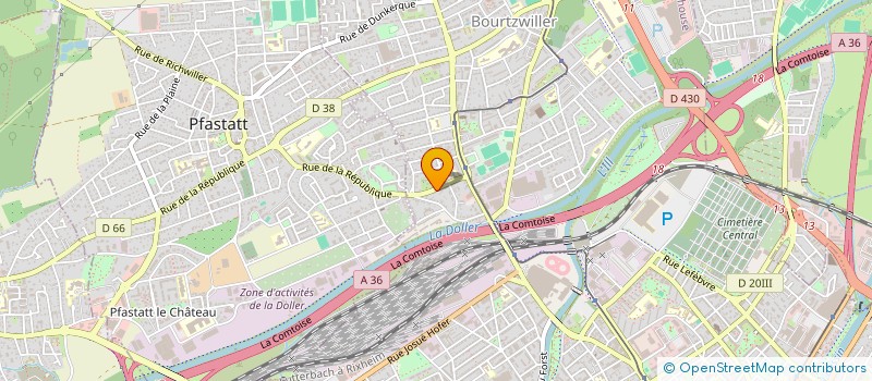 localisation de l'entreprise AL AMANE  MULHOUSE