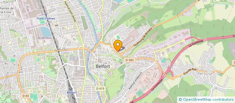 localisation de l'entreprise AL AMIR à BELFORT