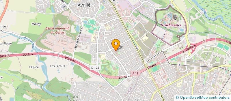 localisation de l'entreprise AL ANGERS TAXI à AVRILLE