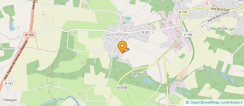 localisation de l'entreprise AL'ARTGRAPHIC à SAINT-MARCEL