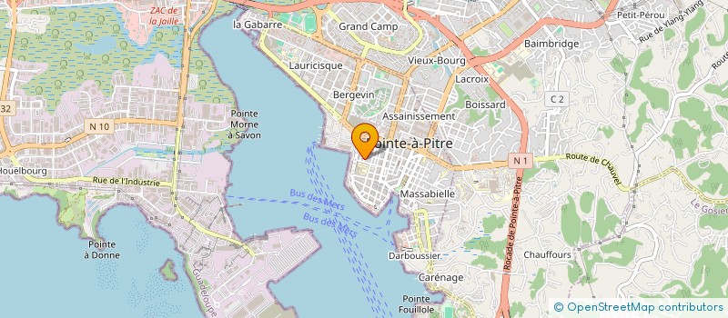 localisation de l'entreprise AL ARZA à POINTE-A-PITRE