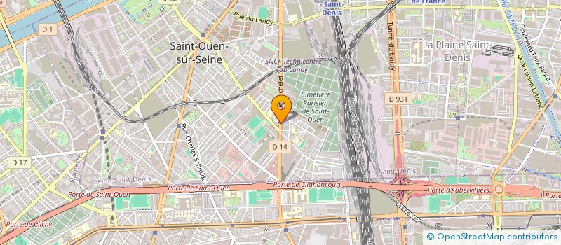 localisation de l'entreprise AL ATLAL à SAINT-OUEN-SUR-SEINE