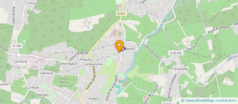 localisation de l'entreprise AL.AU.NI.  LEOGNAN