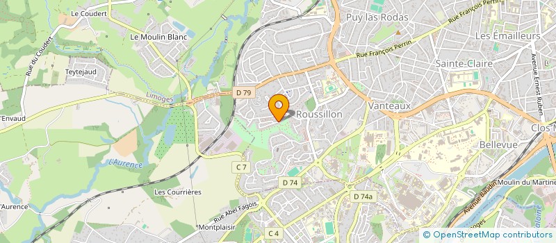 localisation de l'entreprise AL-AUTOS-PIECES à LIMOGES