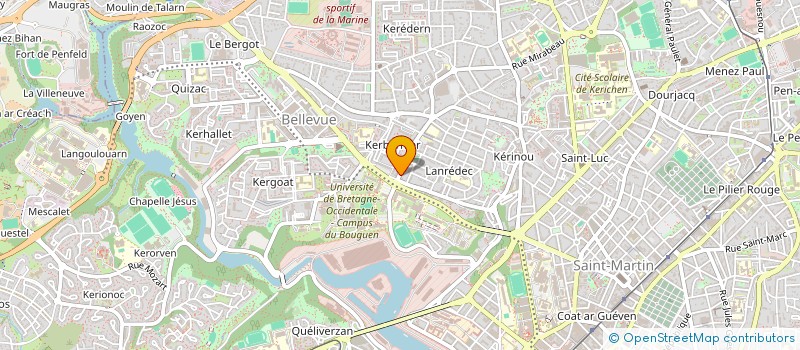localisation de l'entreprise AL BARAKA à BREST