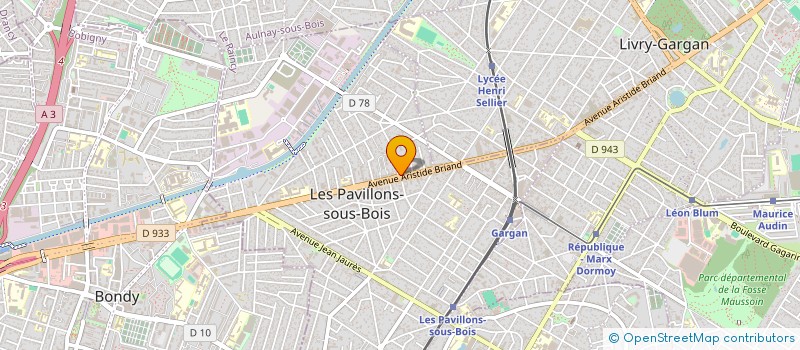 localisation de l'entreprise AL BARAKA à LES PAVILLONS-SOUS-BOIS
