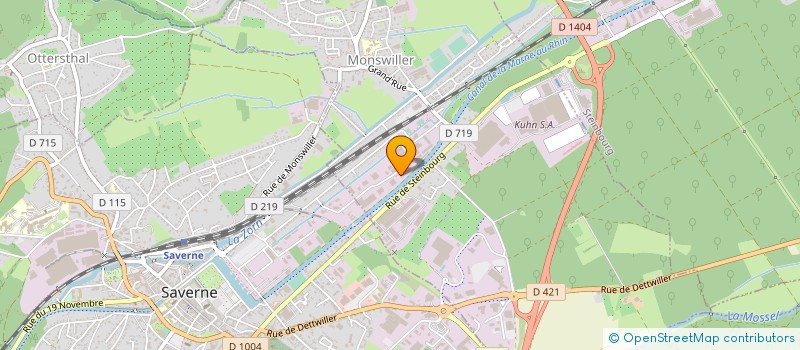 localisation de l'entreprise AL BENDING à MONSWILLER