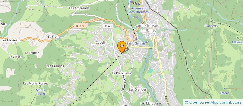 localisation de l'entreprise AL-BERMANI - JONES  SAINT-GERVAIS-LES-BAINS