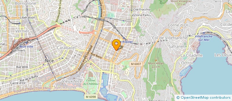 localisation de l'entreprise AL BOURAQ TRANSPORT à NICE