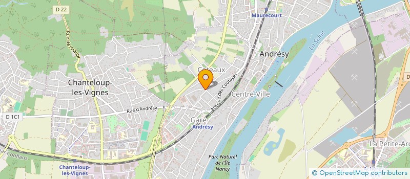 localisation de l'entreprise AL BUREAU D'ETUDES à ANDRESY