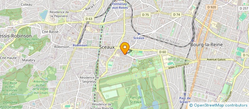 localisation de l'entreprise AL CABOSSE à SCEAUX