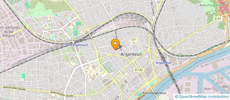 localisation de l'entreprise AL.CANT COFFRAGES à ARGENTEUIL