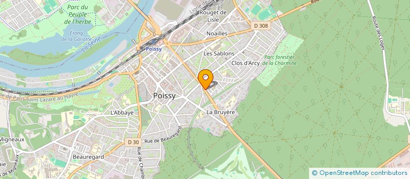 localisation de l'entreprise AL CARS  POISSY