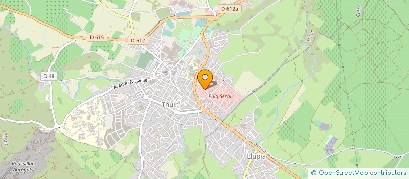 localisation de l'entreprise AL CASOT  THUIR