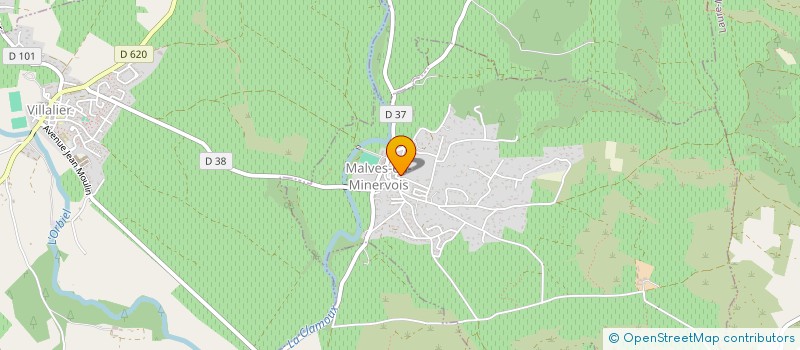 localisation de l'entreprise AL CASTEL à MALVES-EN-MINERVOIS