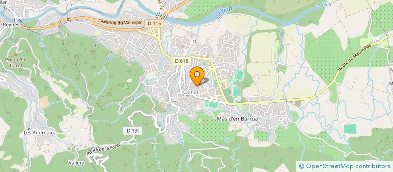 localisation de l'entreprise AL CATALA à CERET