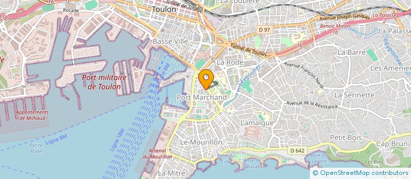 localisation de l'entreprise AL CH KE  TOULON