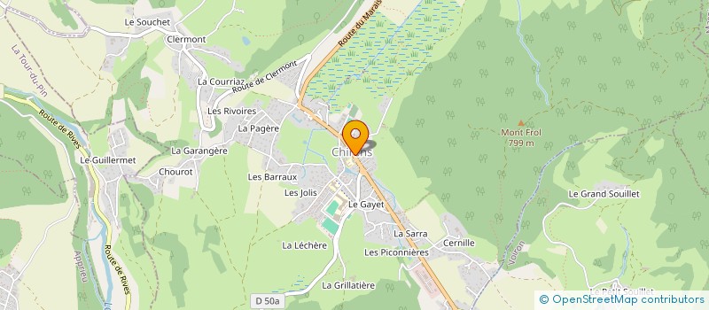 localisation de l'entreprise AL CHARTREUSE ELECTRICITE à CHIRENS