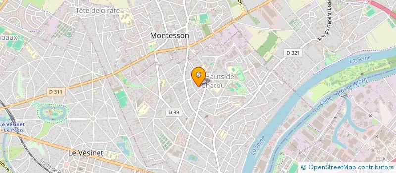 localisation de l'entreprise AL & CO à CHATOU