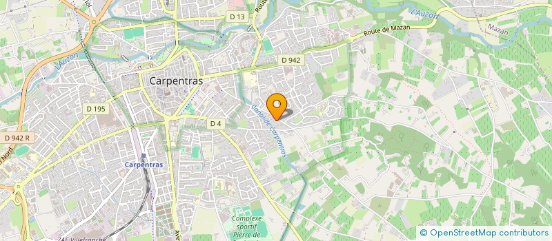localisation de l'entreprise AL'COMM à CARPENTRAS