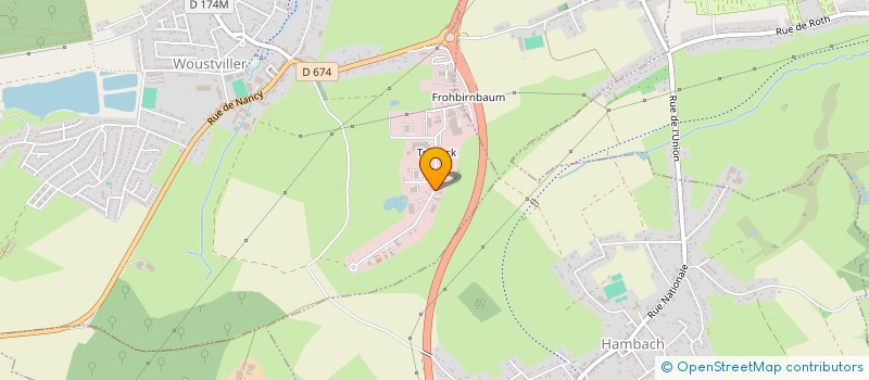 localisation de l'entreprise AL-CON  WOUSTVILLER