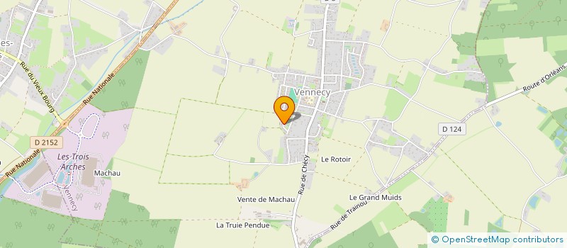localisation de l'entreprise AL CONSEIL à VENNECY