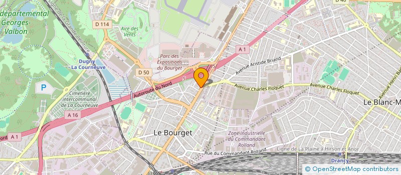 localisation de l'entreprise AL CONSEIL à LE BOURGET