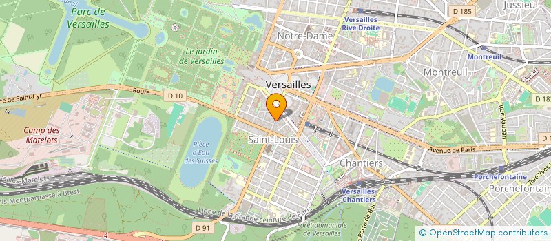 localisation de l'entreprise AL CONSEIL à VERSAILLES