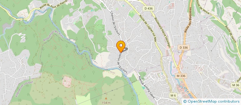 localisation de l'entreprise AL CONSEIL ET GESTION  LA COLLE-SUR-LOUP