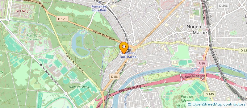 localisation de l'entreprise AL CONSEIL & FORMATION  NOGENT-SUR-MARNE