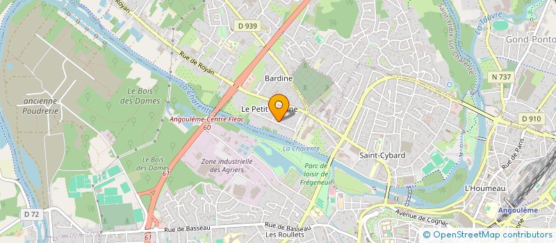 localisation de l'entreprise AL CONSEILS  SAINT-YRIEIX-SUR-CHARENTE