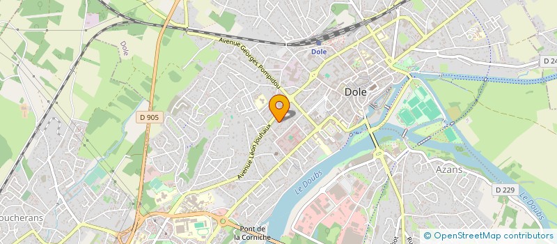 localisation de l'entreprise AL CONSTRUCTION à DOLE
