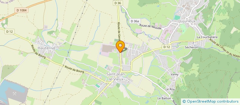 localisation de l'entreprise AL CONSTRUCTIONS à SAINT-JEAN-LE-VIEUX
