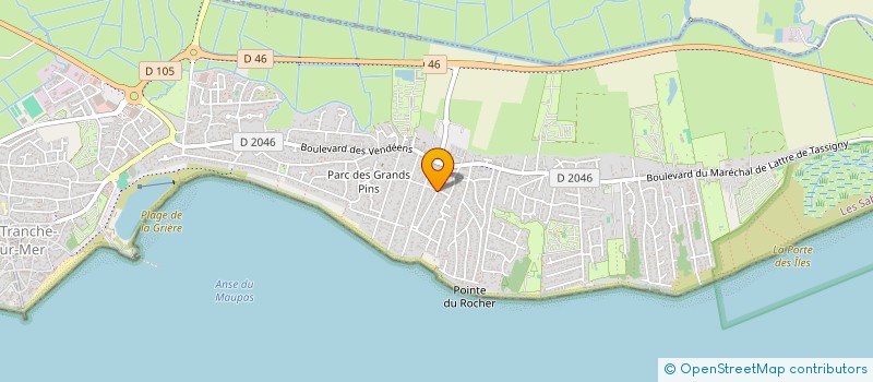 localisation de l'entreprise AL CONSULTING à LA TRANCHE-SUR-MER