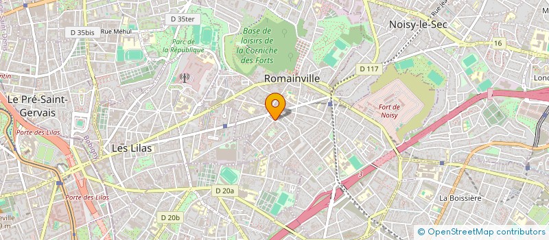 localisation de l'entreprise AL CONSULTING à ROMAINVILLE