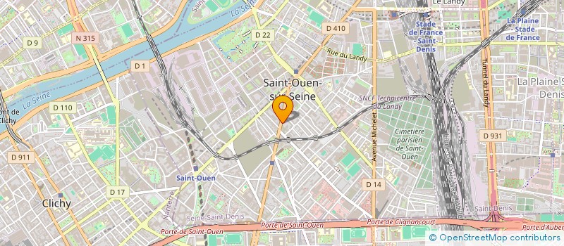 localisation de l'entreprise AL CONSULTING  SAINT-OUEN-SUR-SEINE