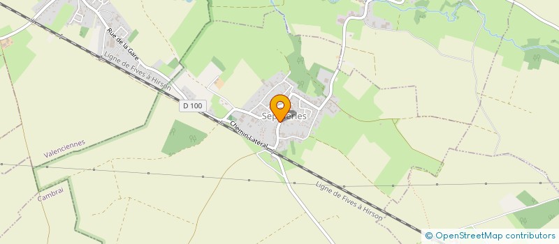 localisation de l'entreprise AL' COYETTE à SEPMERIES